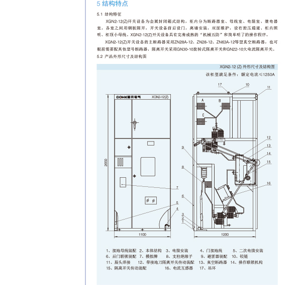 XGN2-12 箱式交流金属封闭开关